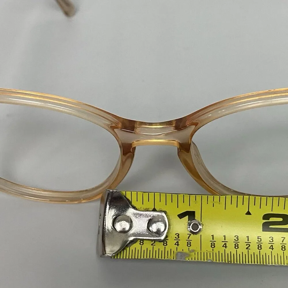 CHANEL 3282 c. 1681 Beige Crystal Eyeglass Frames 52 18 140 Italy Women’s
